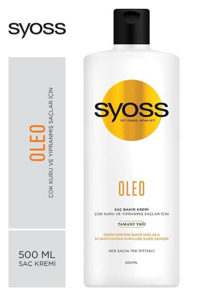 Syoss Oleo Derinlemesine Bakım Sağlayan Saç Kremi 500 ml