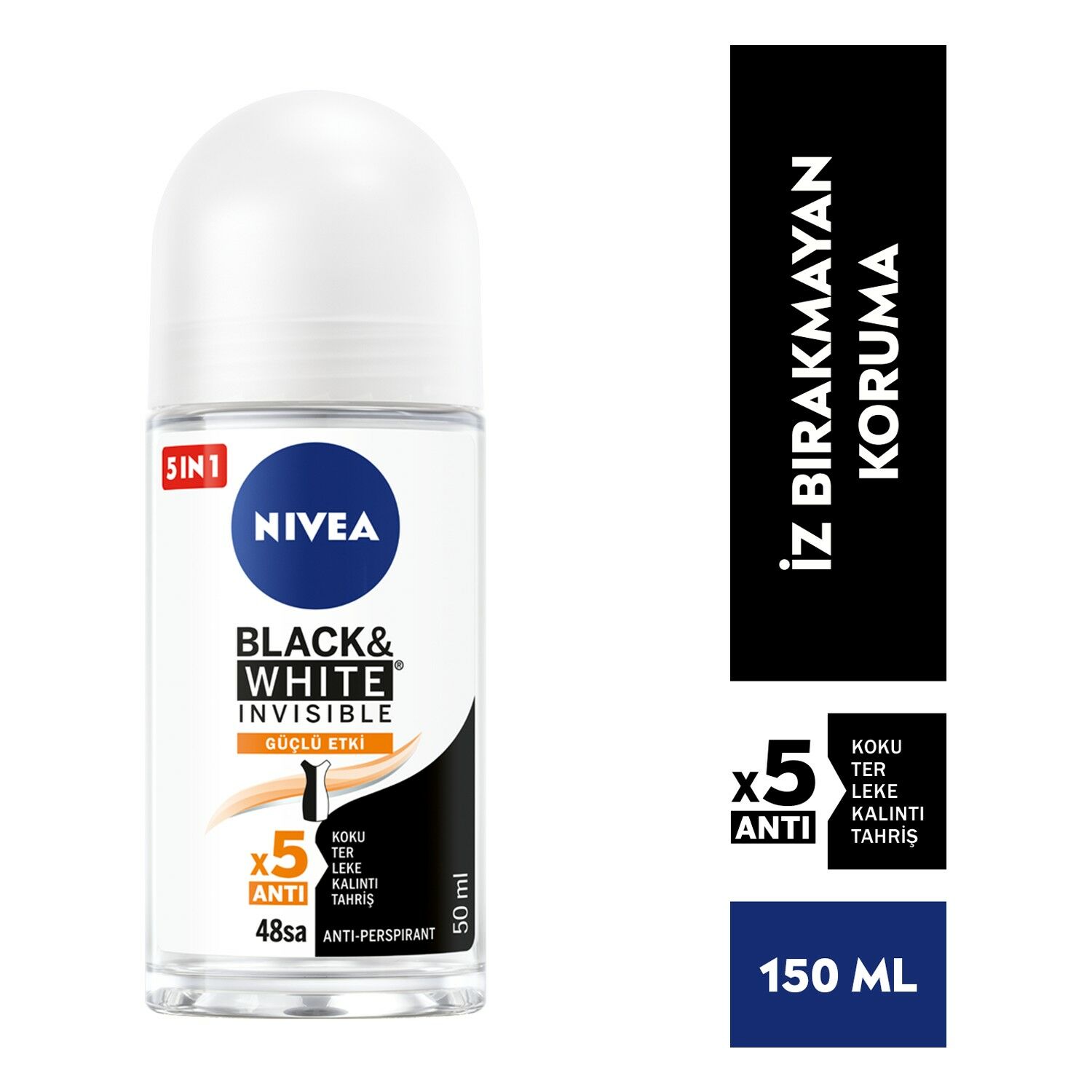 Nivea İnvisible Güçlü Etki Rollon 50 ml