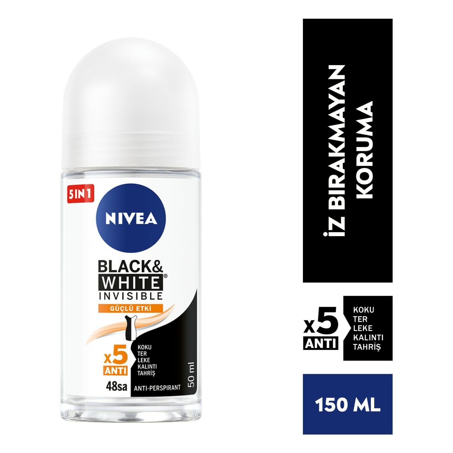 Nivea İnvisible Güçlü Etki Rollon 50 ml