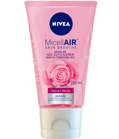 Nivea Micellar Gülsuyu İçeren Makyaj Temizleme Jeli 150 ML