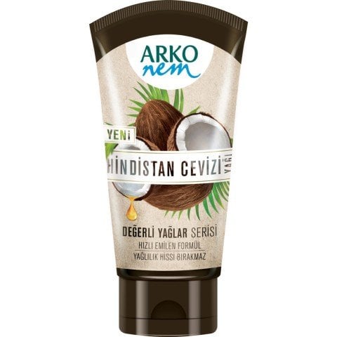 Arko Nem Değerli Yağlar Serisi Hindistan Cevizi Yağı Krem 60 ML