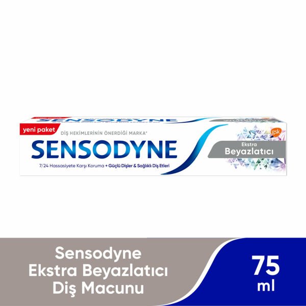 Sensodyne Ekstra Beyazlatıcı Diş Macunu 75 ml