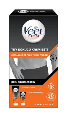 Veet  Erkek Tüy Dökücü Krem Seti