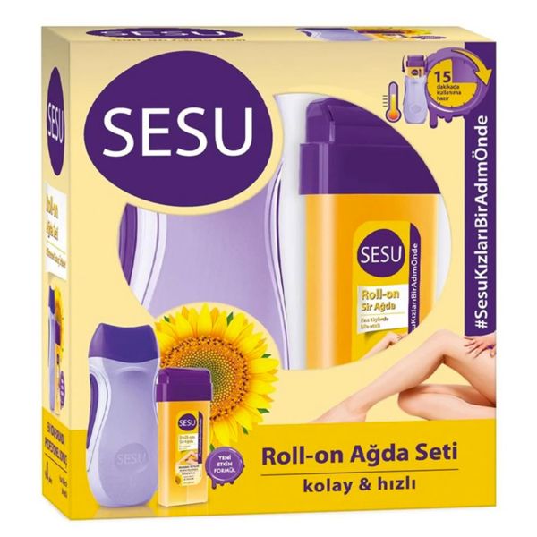 Sesu Roll-on Ağda Makine Set
