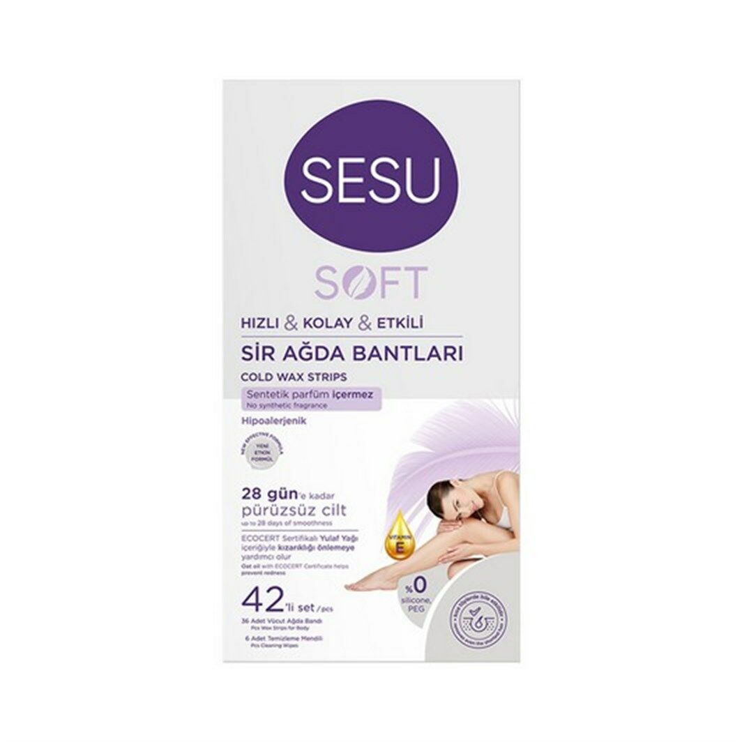 Sesu Soft Sir Ağda Bantları 42'li