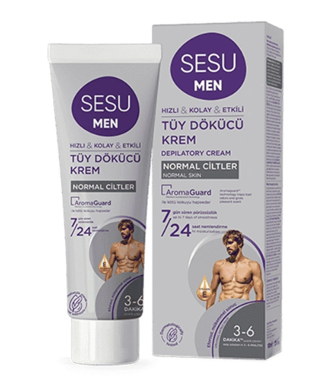 Sesu Erkeklere Özel Tüy Dökücü Krem 100 ml