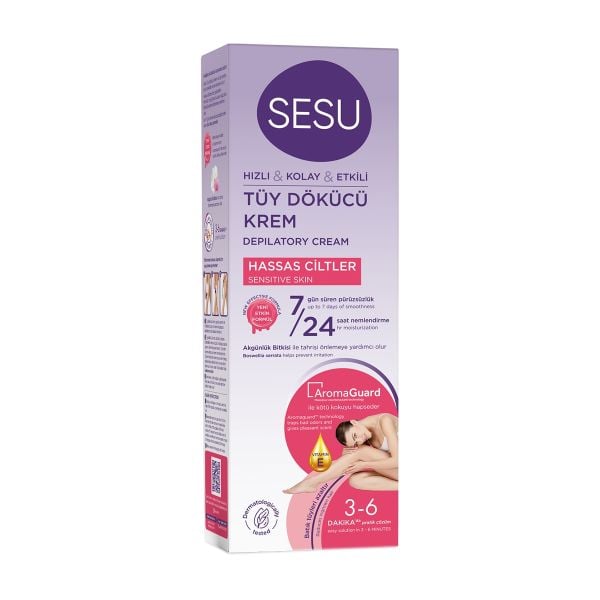 Sesu Hassas Tüy Dökücü Krem 100 ml