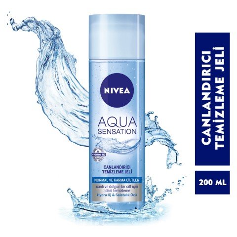 Nivea Aqua Sensatıon Canlandırıcı Temizleme Jeli 200 ML