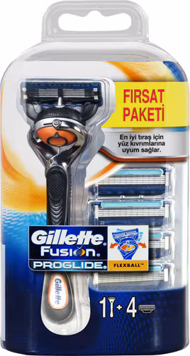 GİLLETTE FUSION PROGLİDE FLEXBALL 4+1 MAKİNE