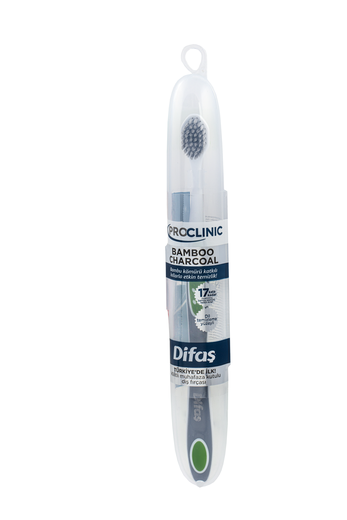 Difaş Pro Clinic Bamboo Charcoal Diş Fırçası