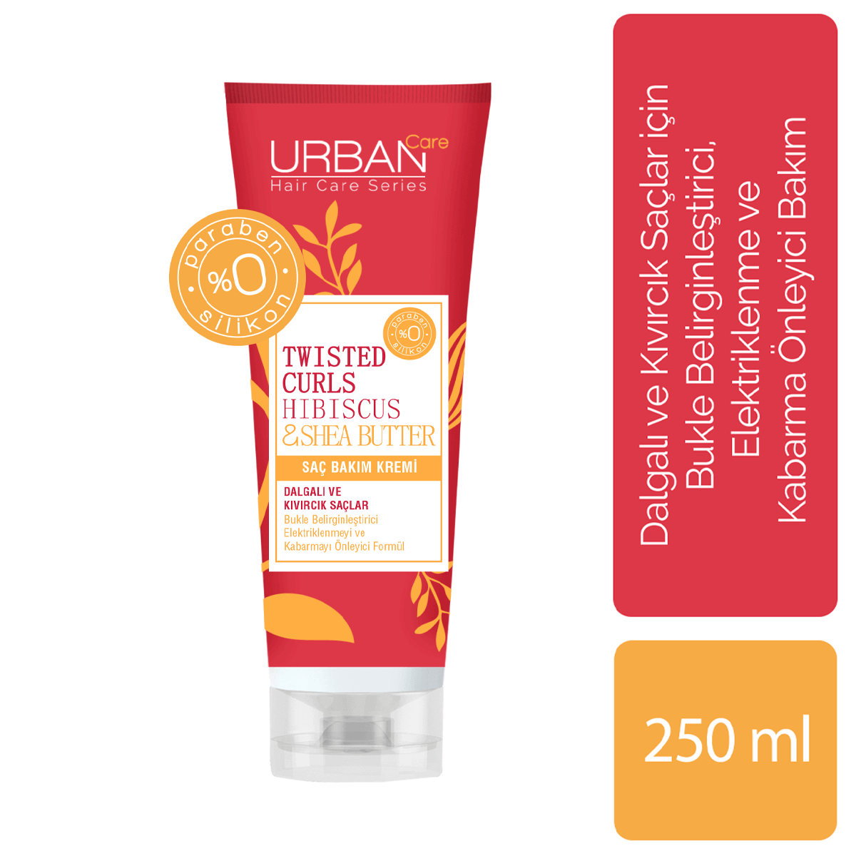 Urban Twısted Curls Hıbıscus & Shea Butter Saç Bakım Kremi 250 ml