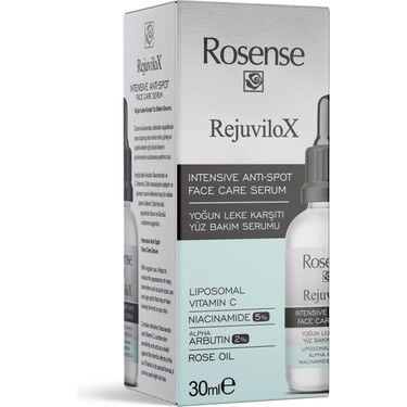 ROSENSE REJUVİLOX YOĞUN LEKE KARŞITI YÜZ BAKIM SERUMU 30 ML