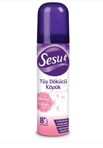 Sesu Hassas Ciltler Tüy Dökücü Sprey 150 ml