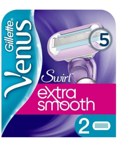 Gillette Venus Swirl Extra Smooth Kadın Tıraş Bıçağı 2'li