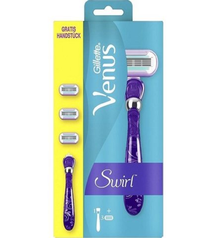 Gillette Venüs Swril Tıraş Makinesi +3 Yedek Bıcak
