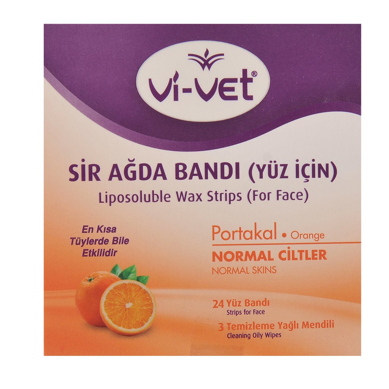 Vi-vet Sir Ağda Bant (Yüz İçin ) 24 ' lü (Portakal)