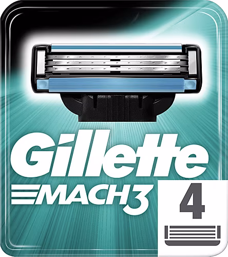 Gillette Mach3 Yedek Tıraş Bıçağı 4'lü