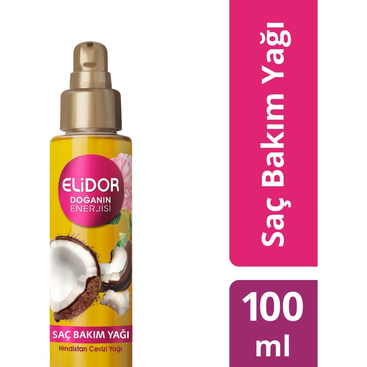 Elidor Doğanın Enerjisi Hindistan Cevizi Yağlı Saç Bakım Yağı 100 ml