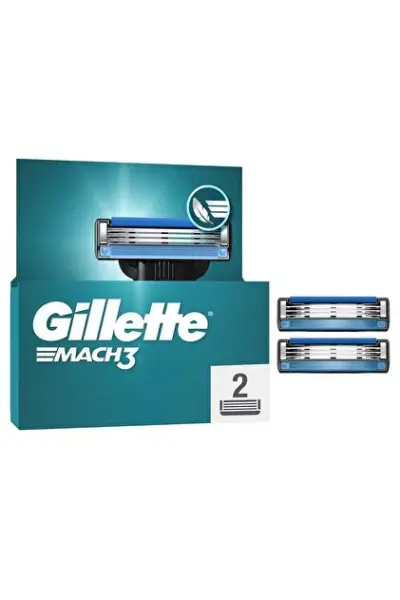 Gillette Mach3 Yedek Tıraş Bıçak 2'li
