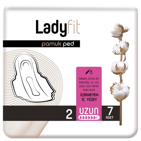 LADYFİT PAMUK PED 7 UZUN