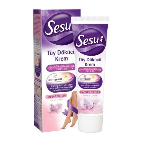 Sesu Hassas Ciltler Tüy Dökücü Krem 120 ml