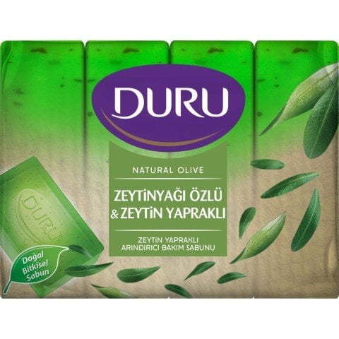 Duru Zeytinyağı Özlü & Zeytin Yapraklı Kalıp Sabun 4x150 600 g