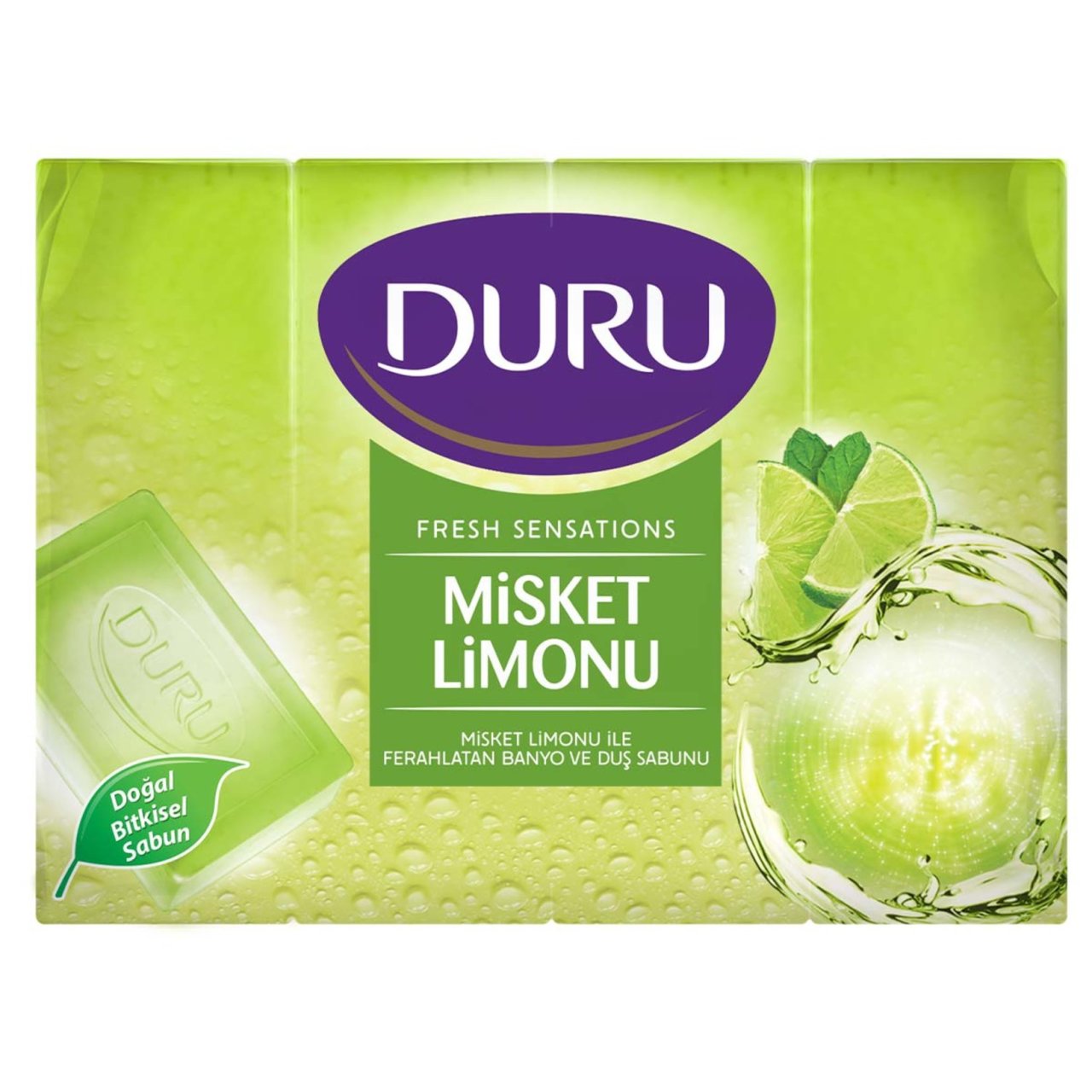 Duru Misket Limonu Kalıp Sabun 4x150g 600 g