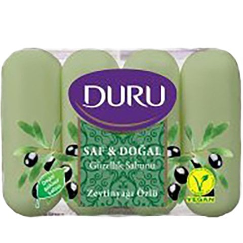 Duru Saf & Doğal Zeytinyağı Özlü Kalıp Sabun 4x70 g 280 g