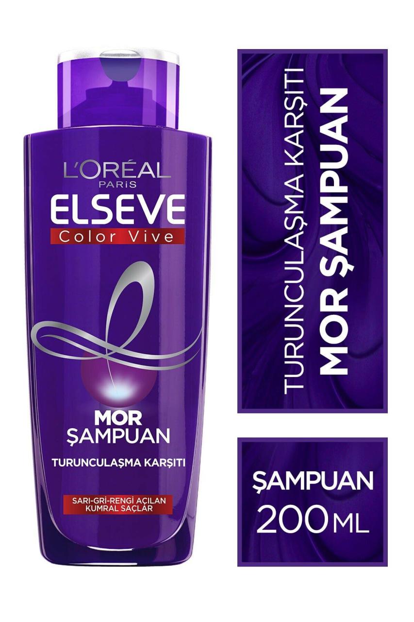 Loreal Paris Mor Şampuan 200 ml