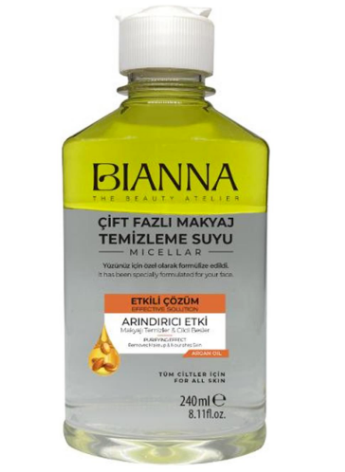 Bianna Çift Fazlı Makyaj Temizleme Suyu 240 ml