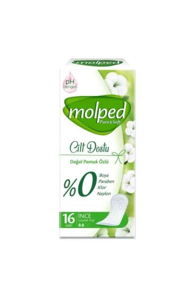 Molped Pure Soft Günlük Ped 16`lı