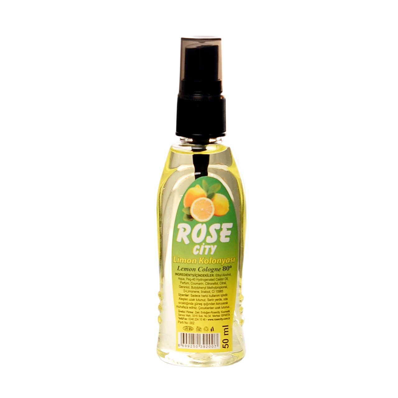 Rose City Limon Kolonya 50 ml