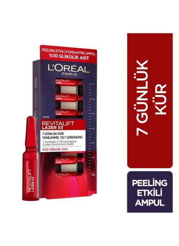 L'oreal Paris Revitalift Lazer X3 7 Günlük Peeling Etkili Ampul