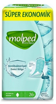 Molped Extra Hijyenik Normal Ped 26 lı