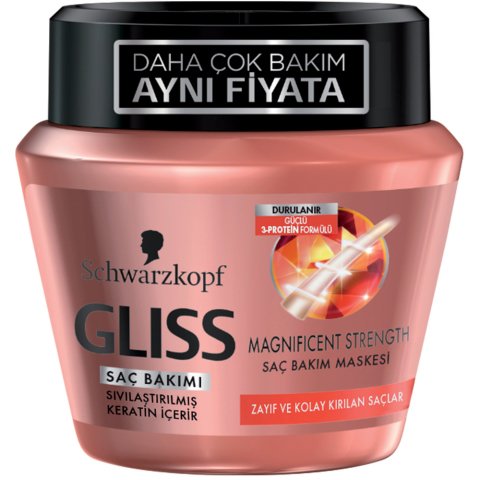 Gliss Magnıfıcent Strength Saç Bakım Maskesi 300 ml