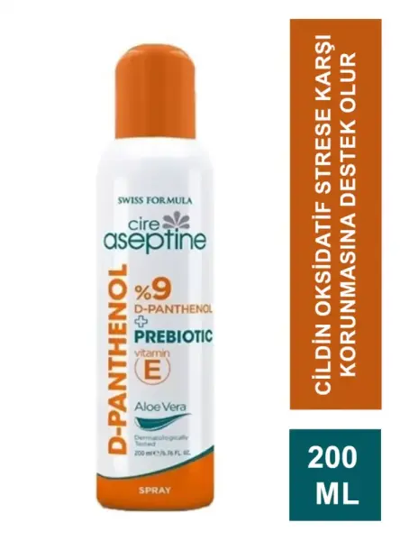CİRE ASEPTİNE D-PANTHENOL SPREY 200 ML