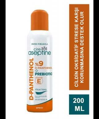 CİRE ASEPTİNE D-PANTHENOL SPREY 200 ML