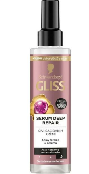 GLİSS SERUM DEEP REPAIR SIVI SAÇ KREMİ 200 ML