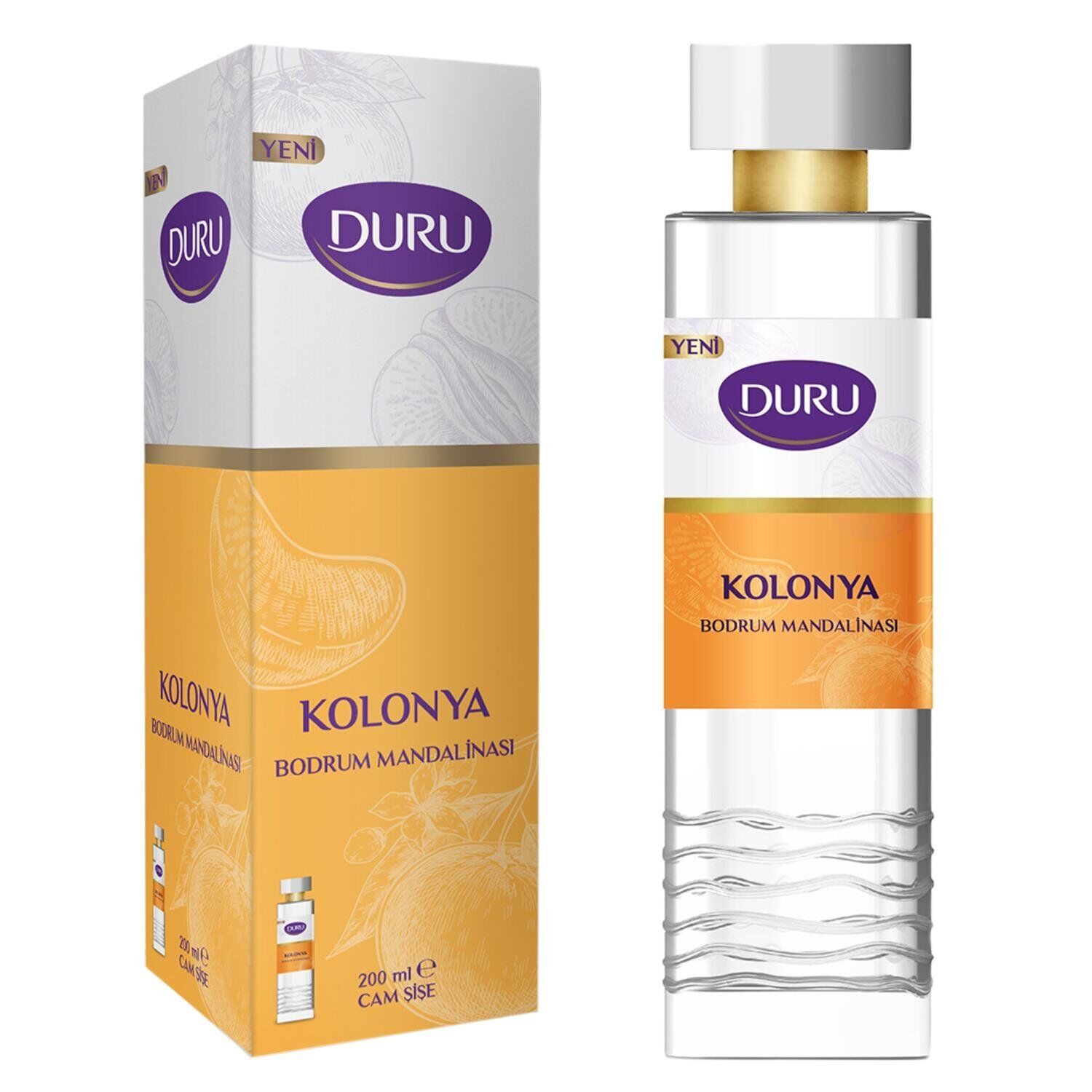 DURU BODRUM MANDALİNASI KOLONYA 200 ML