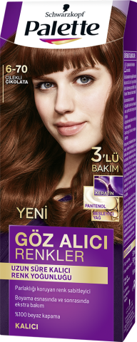 Palette Göz Alıcı Renkler Saç Boyası 6-70 Çilekli Çikolata