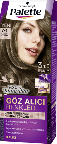 Palette Göz Alıcı Renkler Saç Boyası 7-1 Küllü Kumral