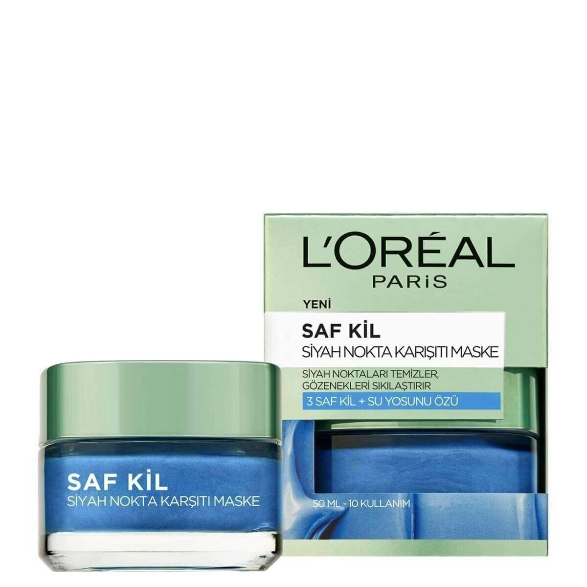 L'oreal Paris Siyah Nokta Karşıtı Su Yosunu Özlü Maske 50 ML