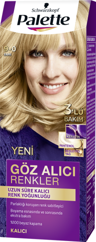 Palette Göz Alıcı Renkler Saç Boyası 9-0 Sarı
