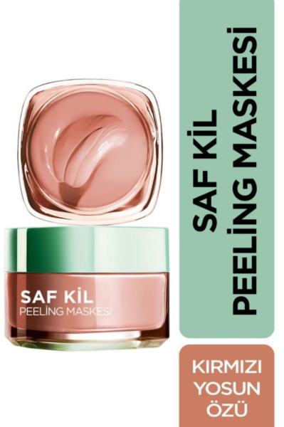 L'oreal Paris Saf Kil Kırmızı Yosun Özlü Peeling Maske 50 ML