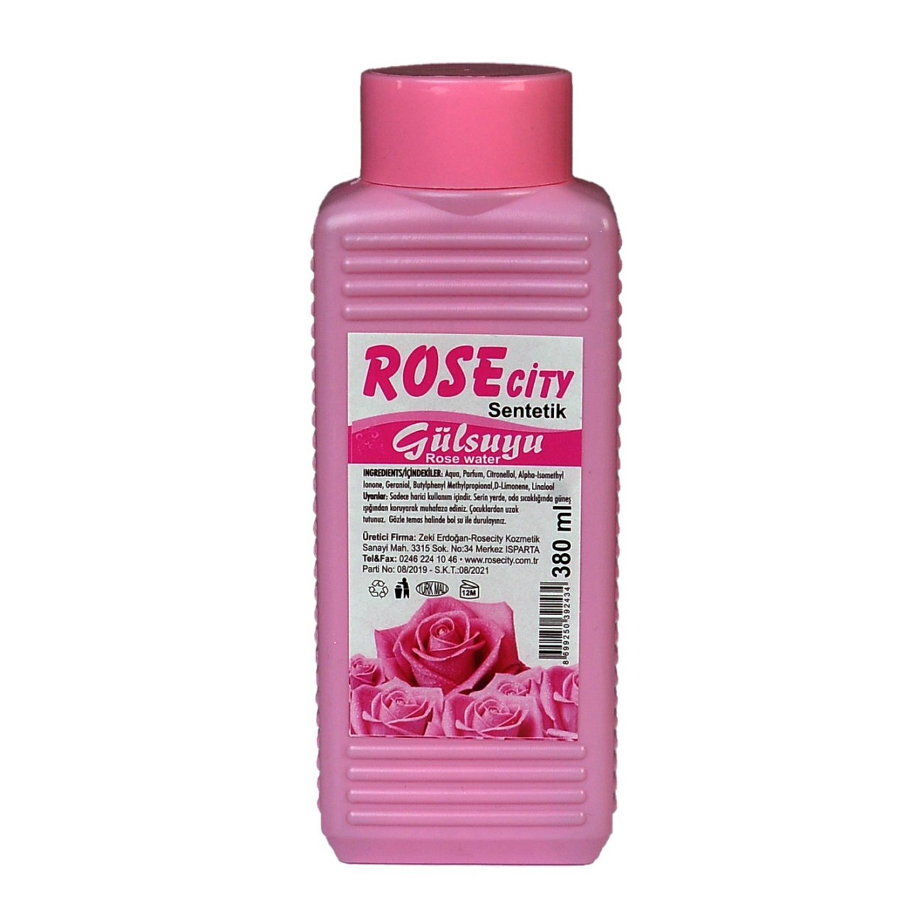 Rose City Sentetik Gül suyu 380 ml.