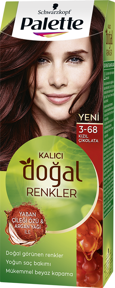 Palette Doğal  Renkler Saç Boyası 3-68 Kızıl Çikolata