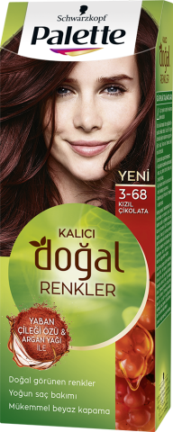 Palette Doğal  Renkler Saç Boyası 3-68 Kızıl Çikolata