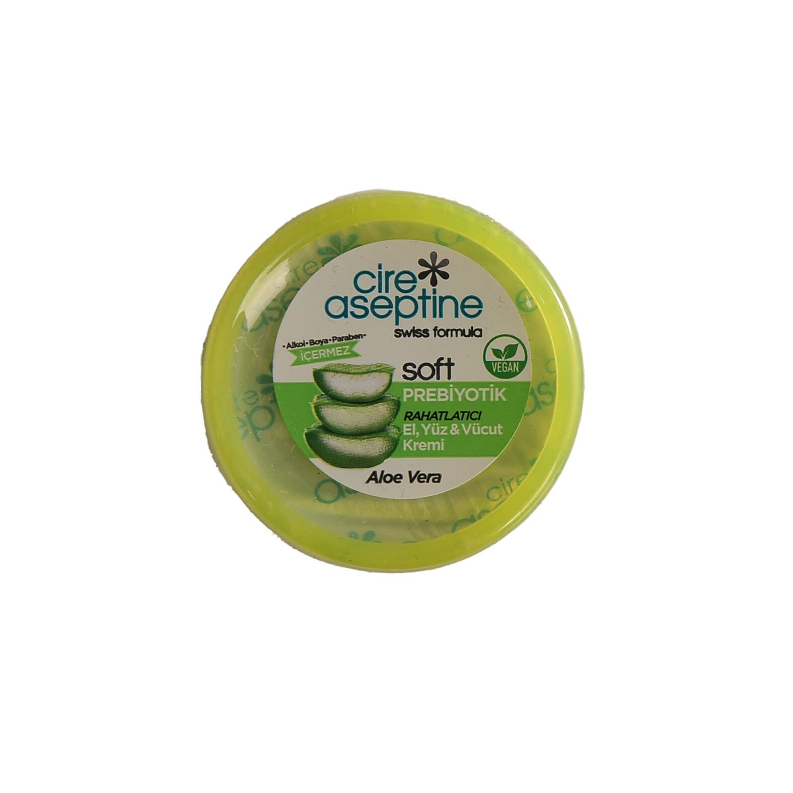 Cire Aseptine Aleo Vera Kavanoz Krem 30 ml