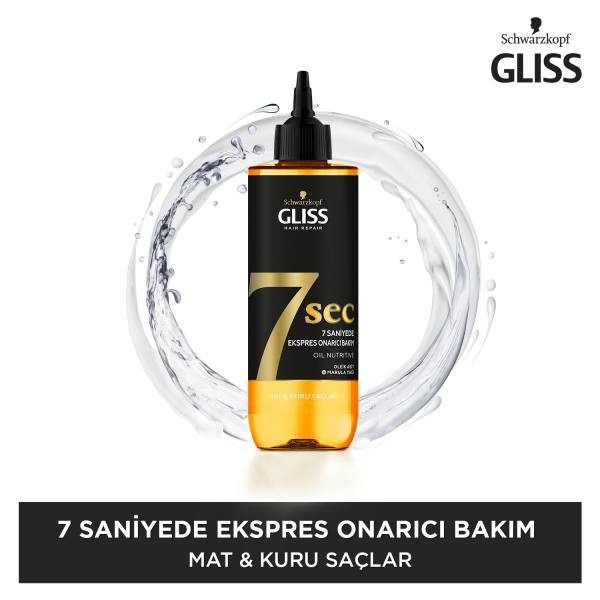 Glıss 7 Sec Mat Ve Kuru Saçlar 200 ml
