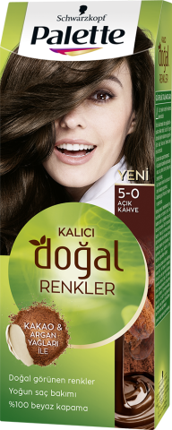 Palette Doğal  Renkler Saç Boyası 5-0 Açık Kahve